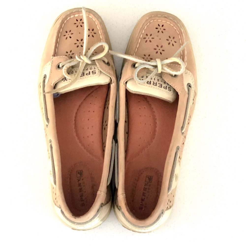 Sperry Boat Shoes with Eyelet Detail